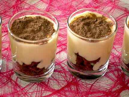 recette Tiramisu au chocolat blanc