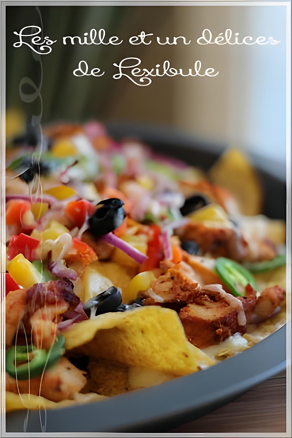 recette ~Nachos Tostitos festifs au poulet~