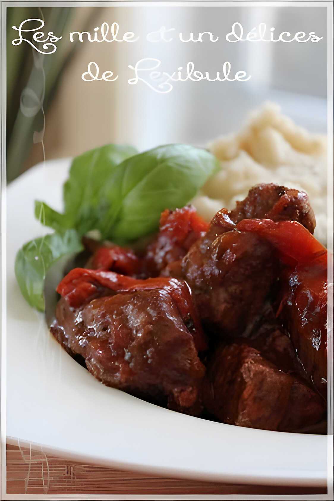 ~Sauté de boeuf à la méditerranéenne~