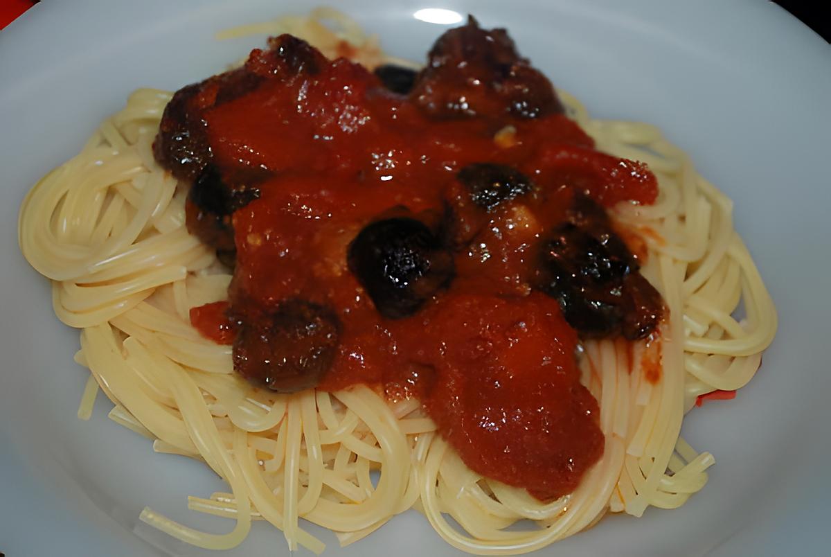 recette spaghettis alla puttanesca