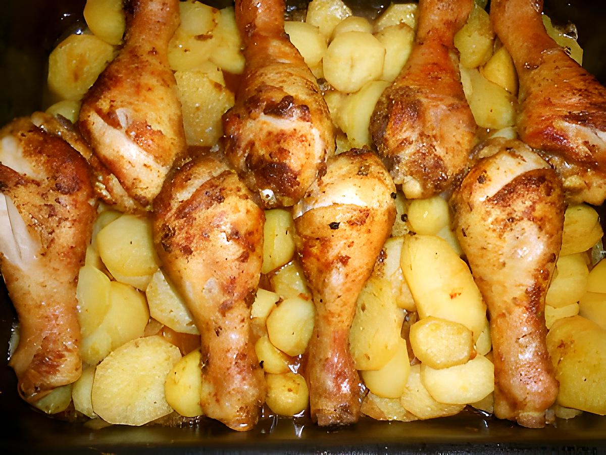 recette Pilons de poulet au four