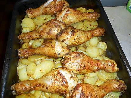 recette Pilons de poulet au four