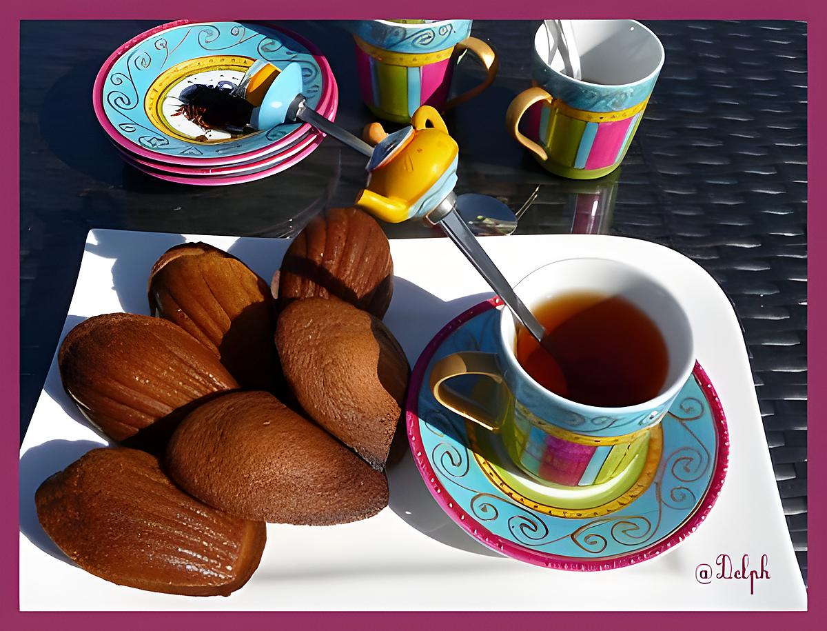 recette Madeleines au thé....