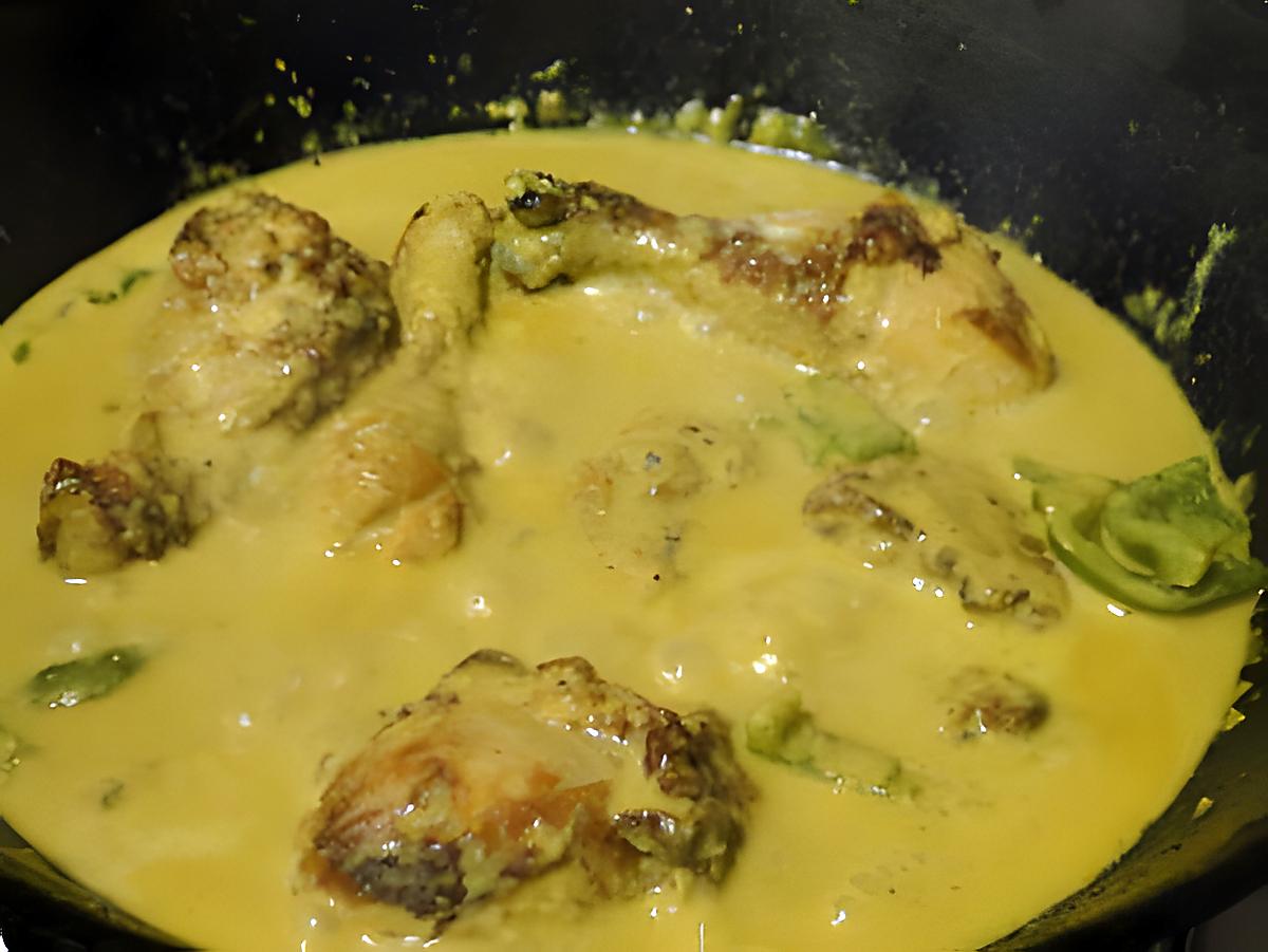 recette Poulet au lait de coco, au yaourt et à la cardamome