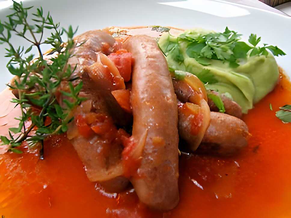 recette Ragout de saucisse à la tomate