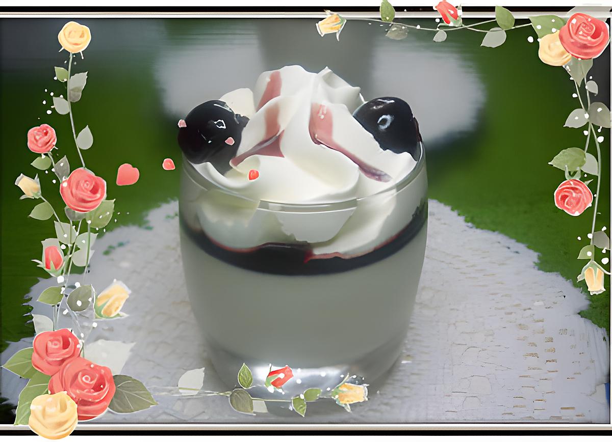 recette panna cotta aux cerises amarena