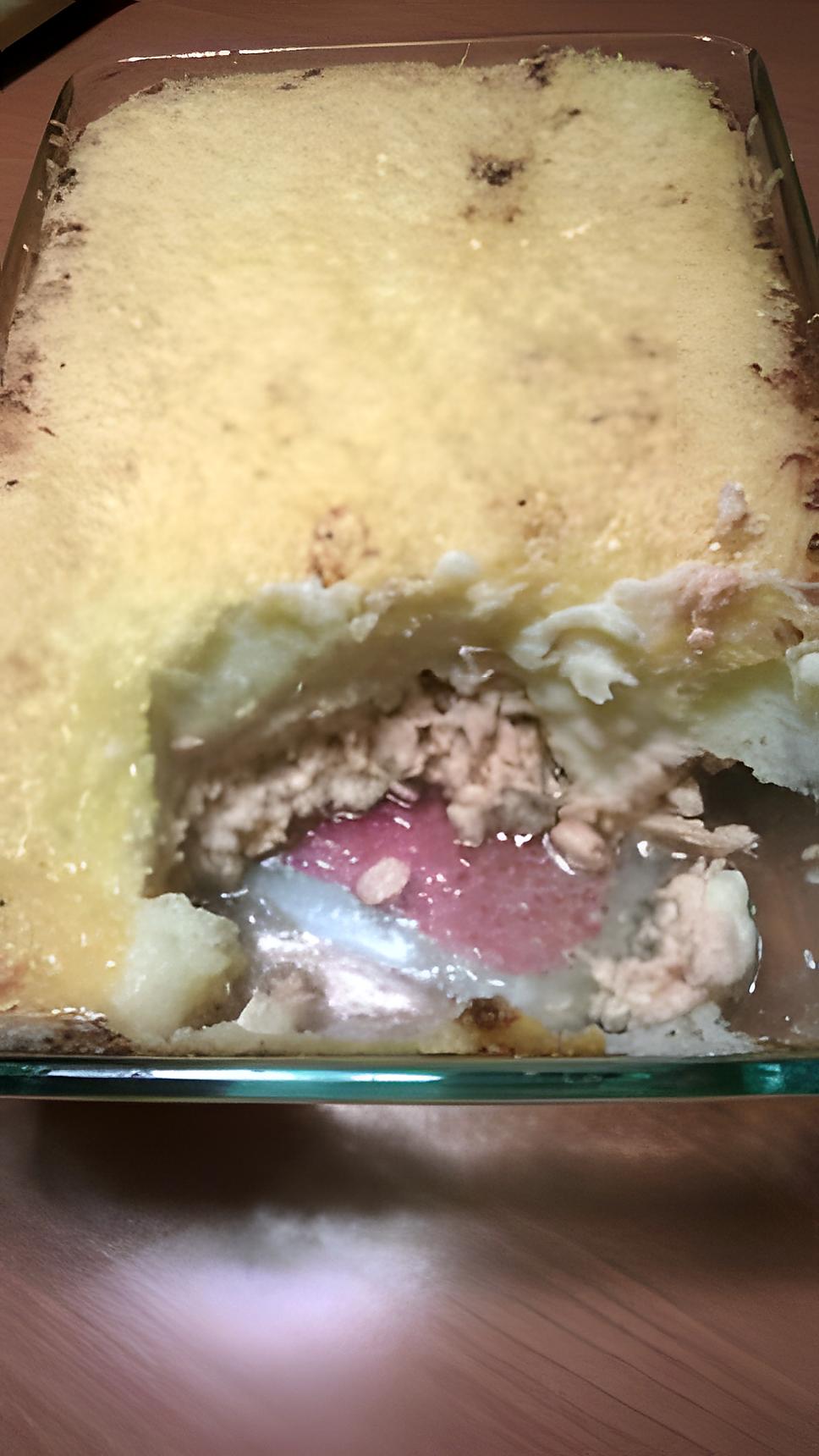 recette PARMENTIER DE SAUMON