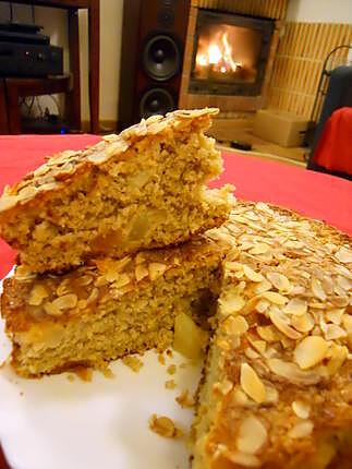 recette GÂTEAU AUX POMMES ET FLOCONS D'AVOINE