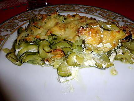 recette gratin de courgettes / ricota