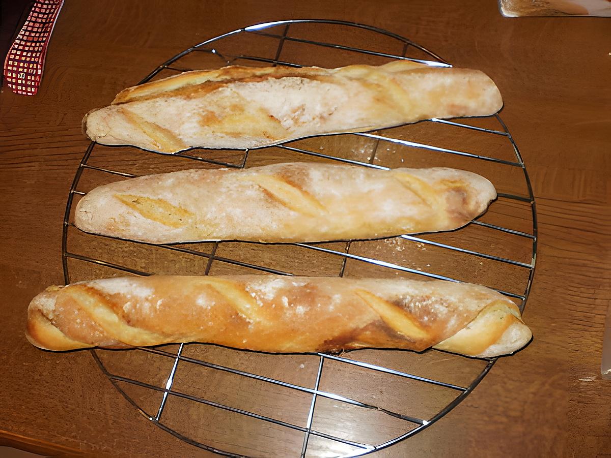 recette baguettes faites maison,