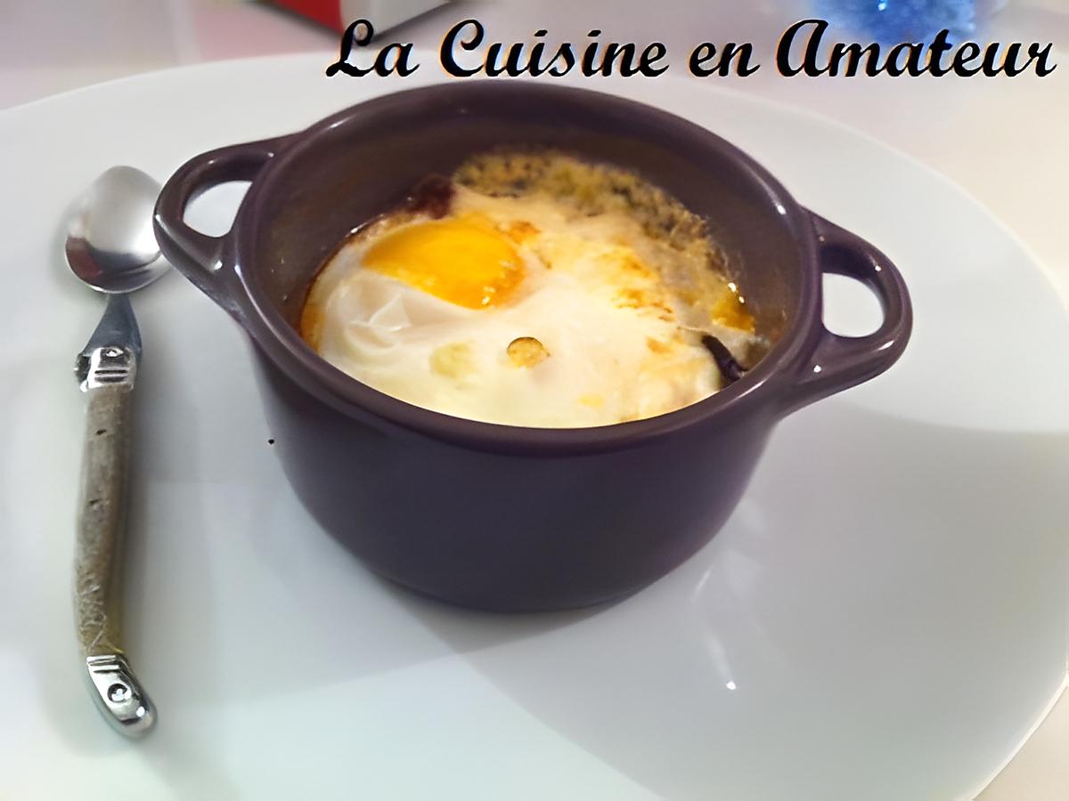 recette Oeuf cocotte