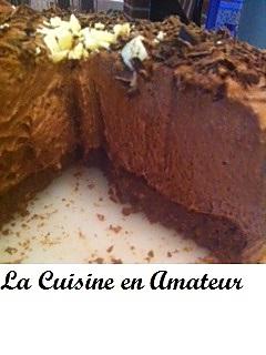 recette Gâteau mousse chocolat