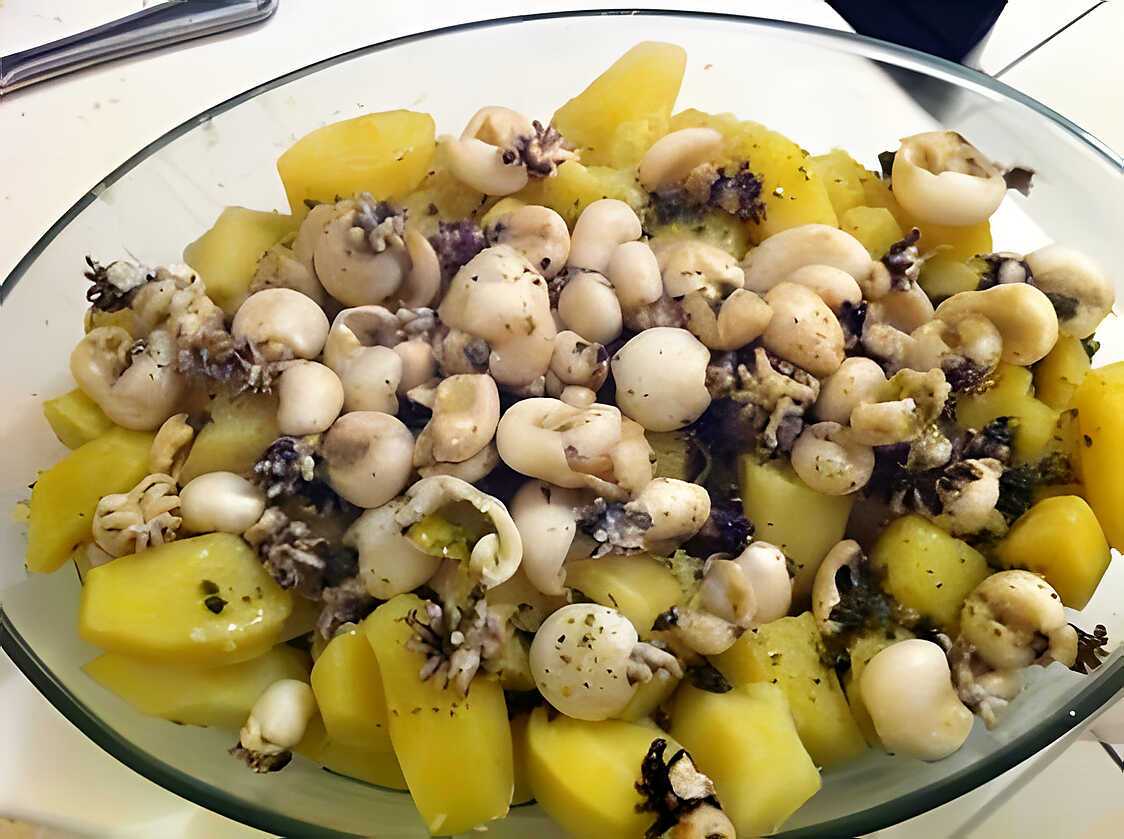 Recette de Poulpes, calamars à la plancha