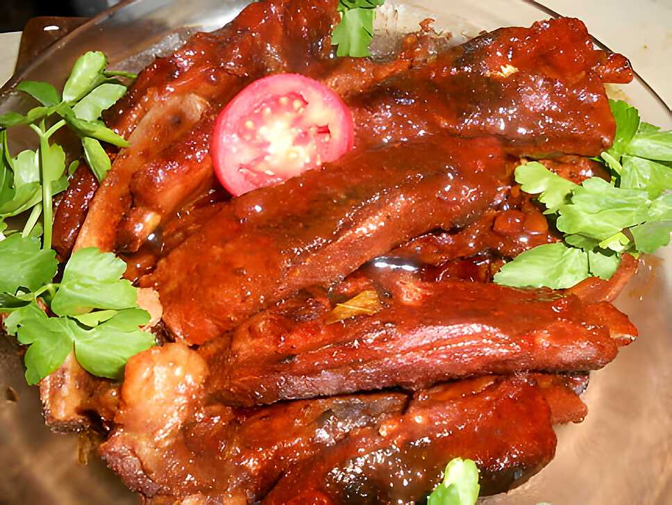 recette Travers de porc caramelisés