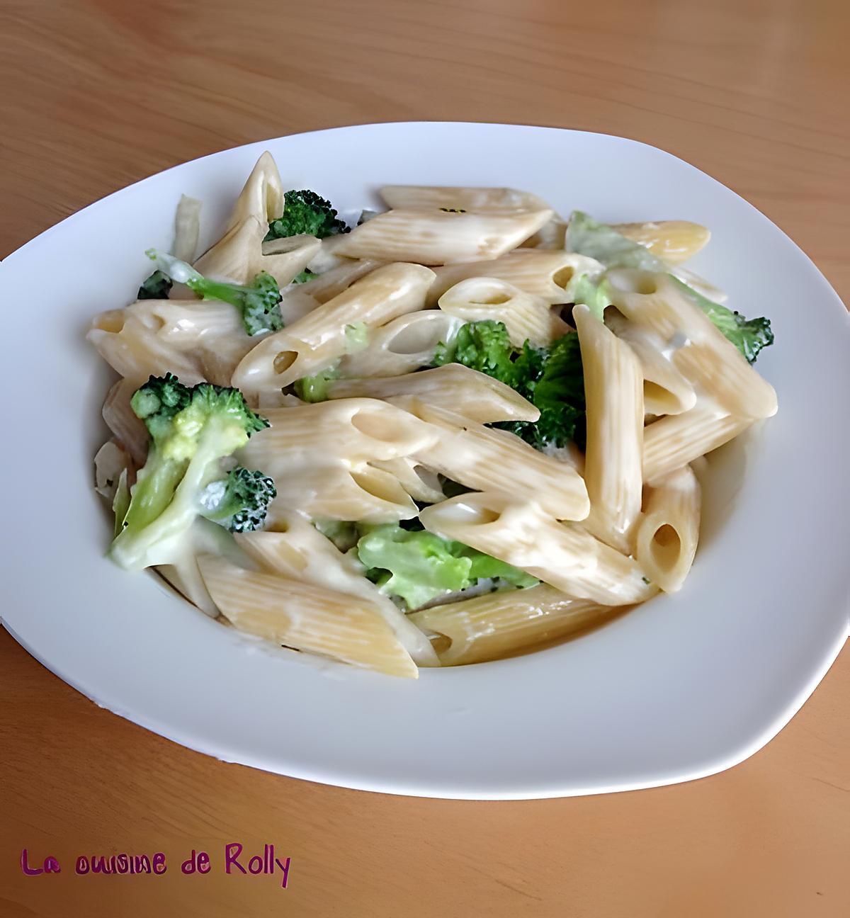 recette Penne aux brocolis et gorgonzola