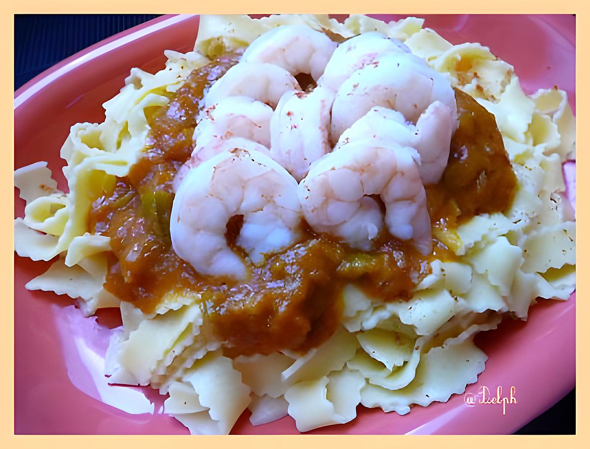 recette Crevettes sauce colombo