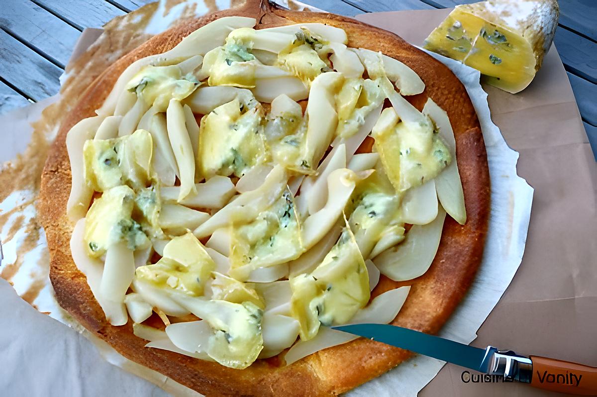 recette Tarte aux poires et Bleu du Vercors