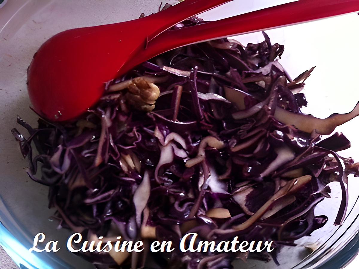 recette Chou rouge aux noix