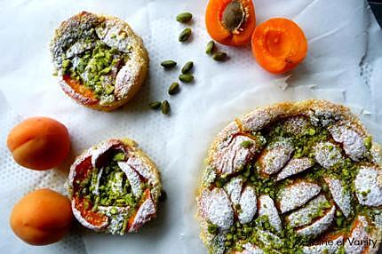 recette Tarte aux abricots et pistaches