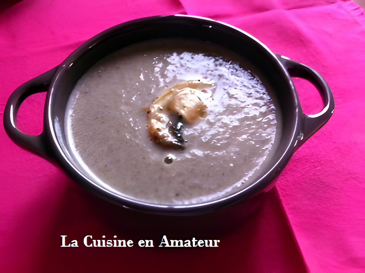 recette Velouté de champignons