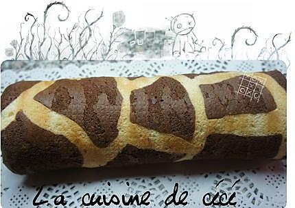 recette Biscuit roulé girafe