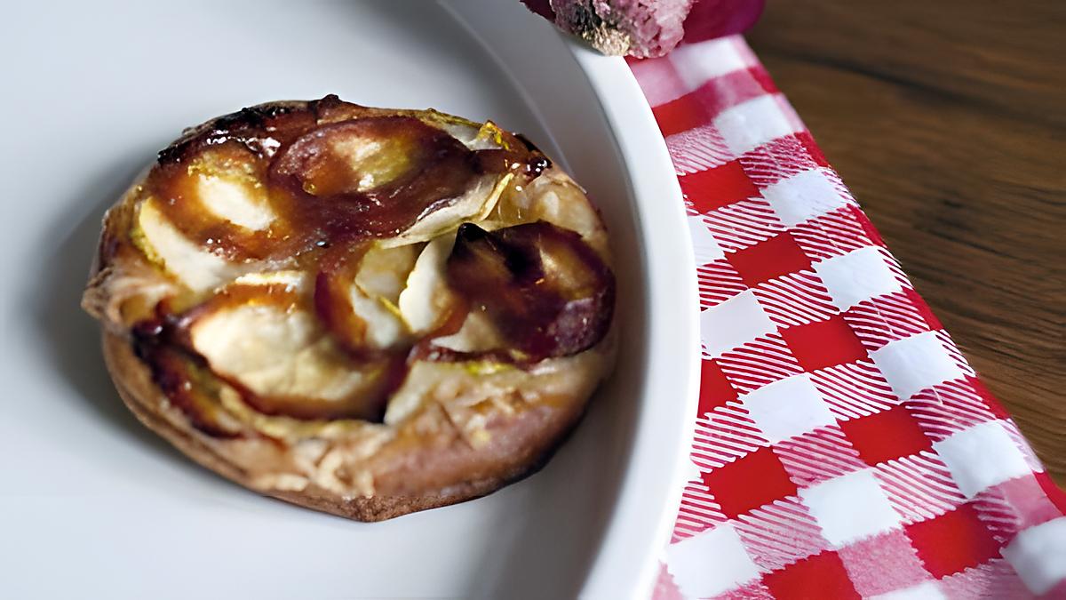 recette Tarte aux oignons rouges caramélisés