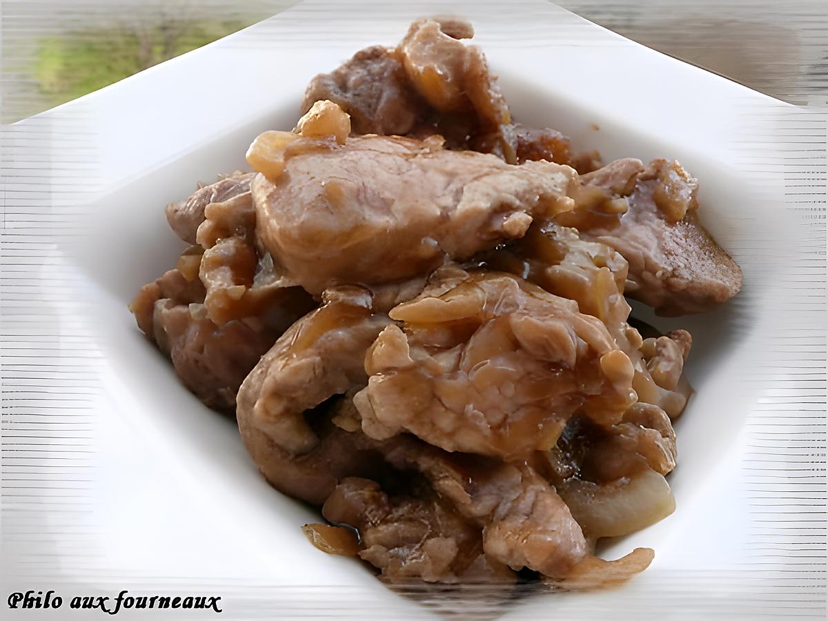 recette Porc au sucre