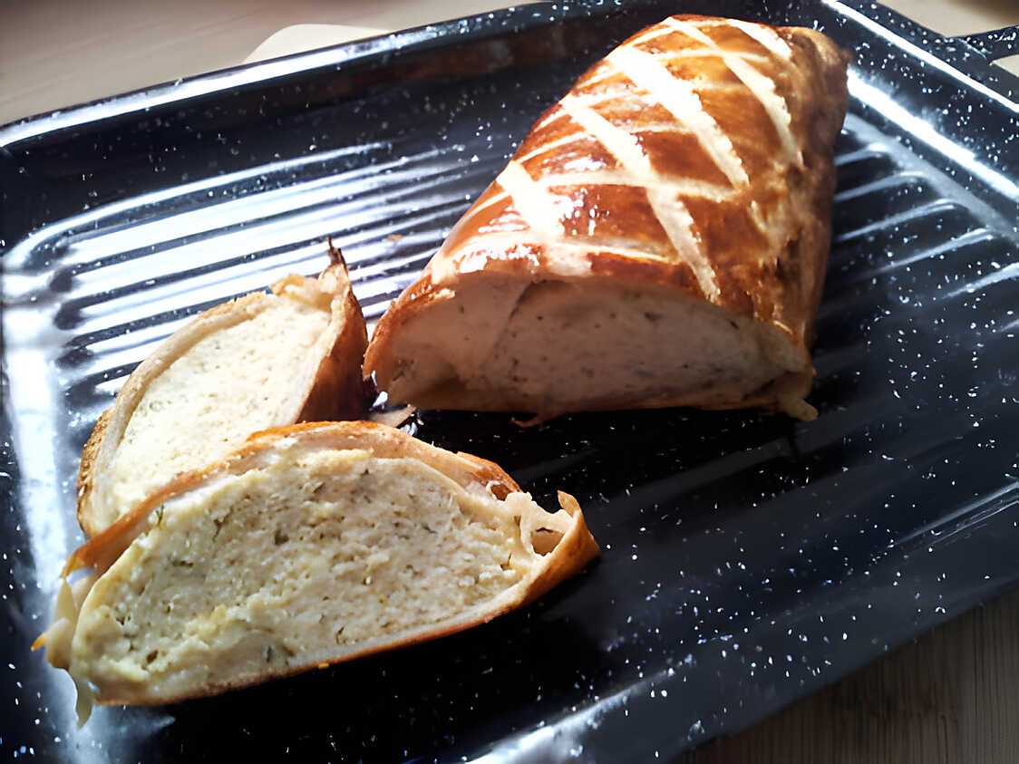 Recette de Pâté croûte au poulet