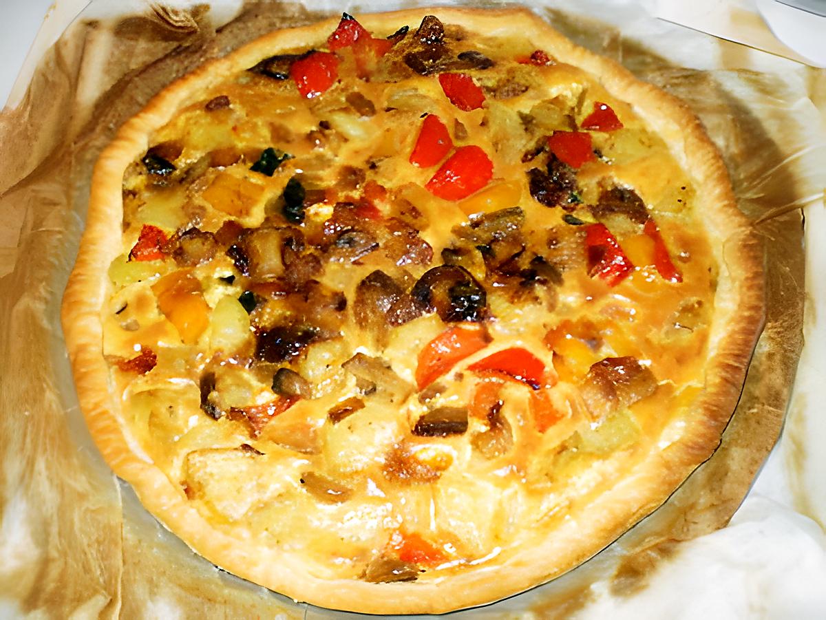 recette quiche aux légumes