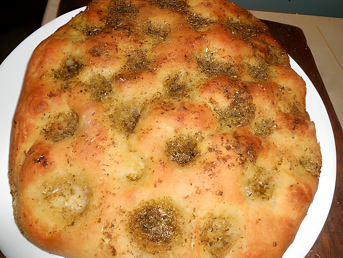 recette Focaccia a l origan