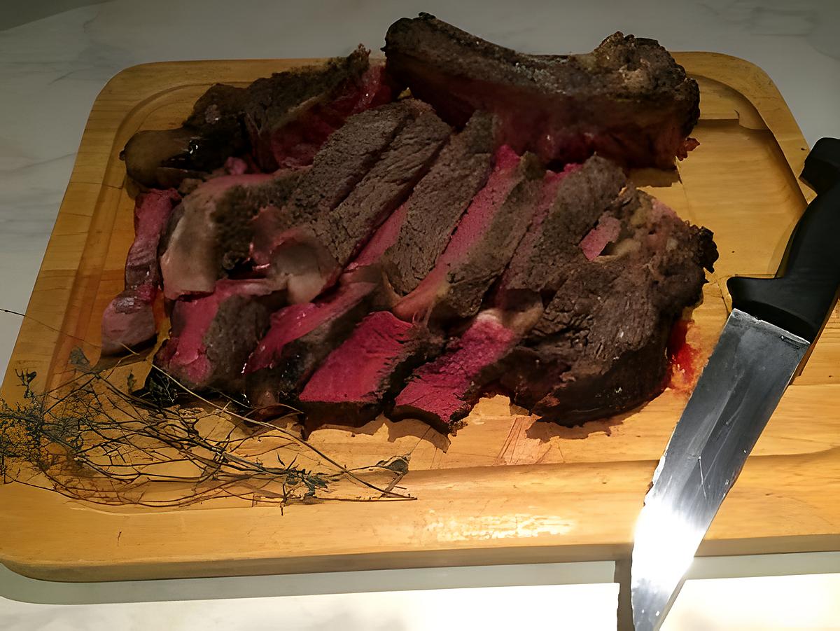 recette Côte de Boeuf en deux cuissons - Grill et Basse Température