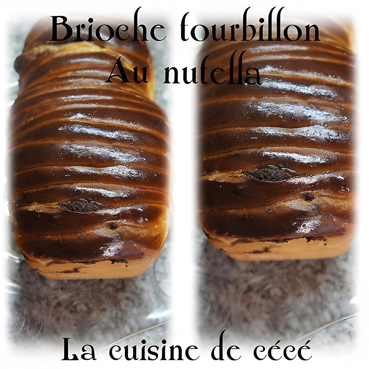 recette Brioche tourbillon au nutella