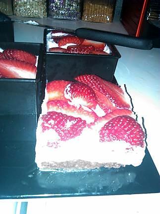 recette Tiramisu aux fraises