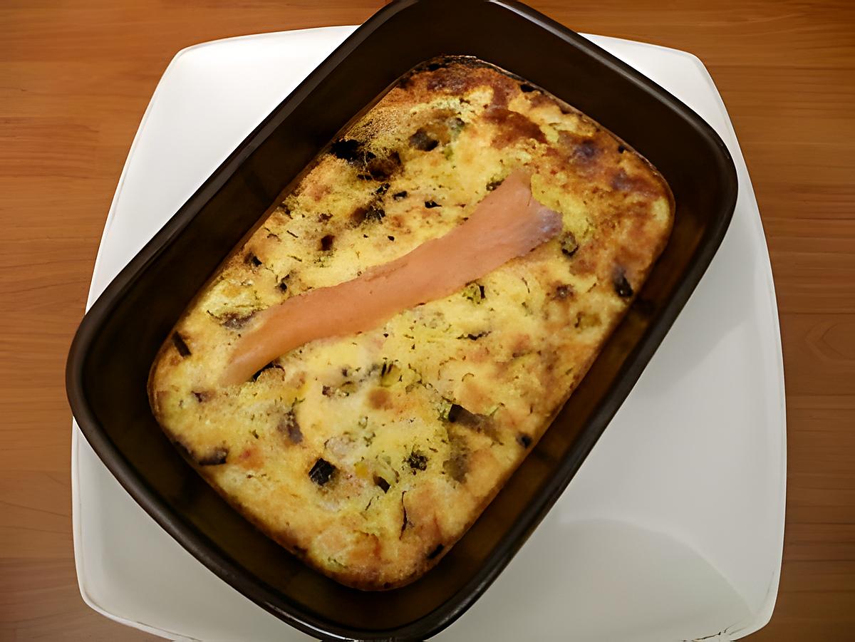 recette Clafoutis saumon poireau aneth