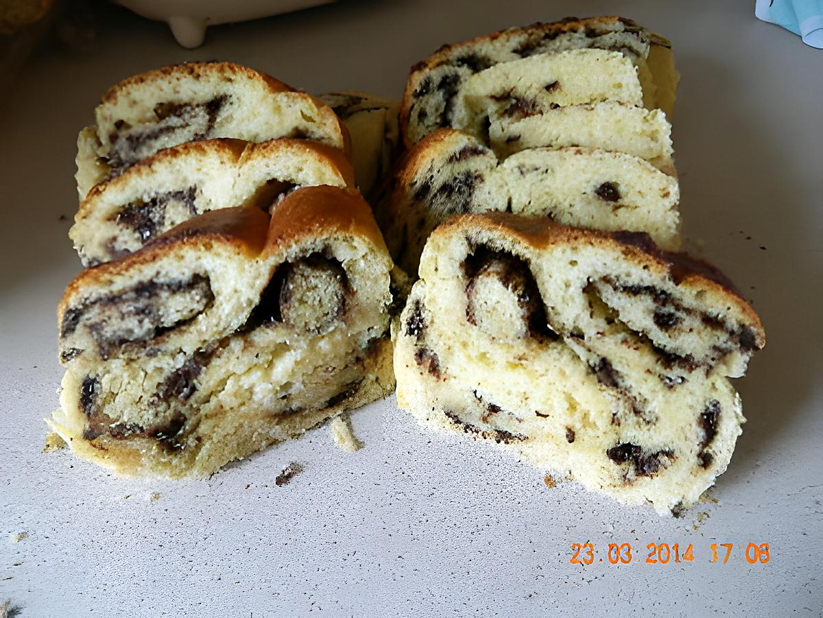 recette Brioche au chocolat