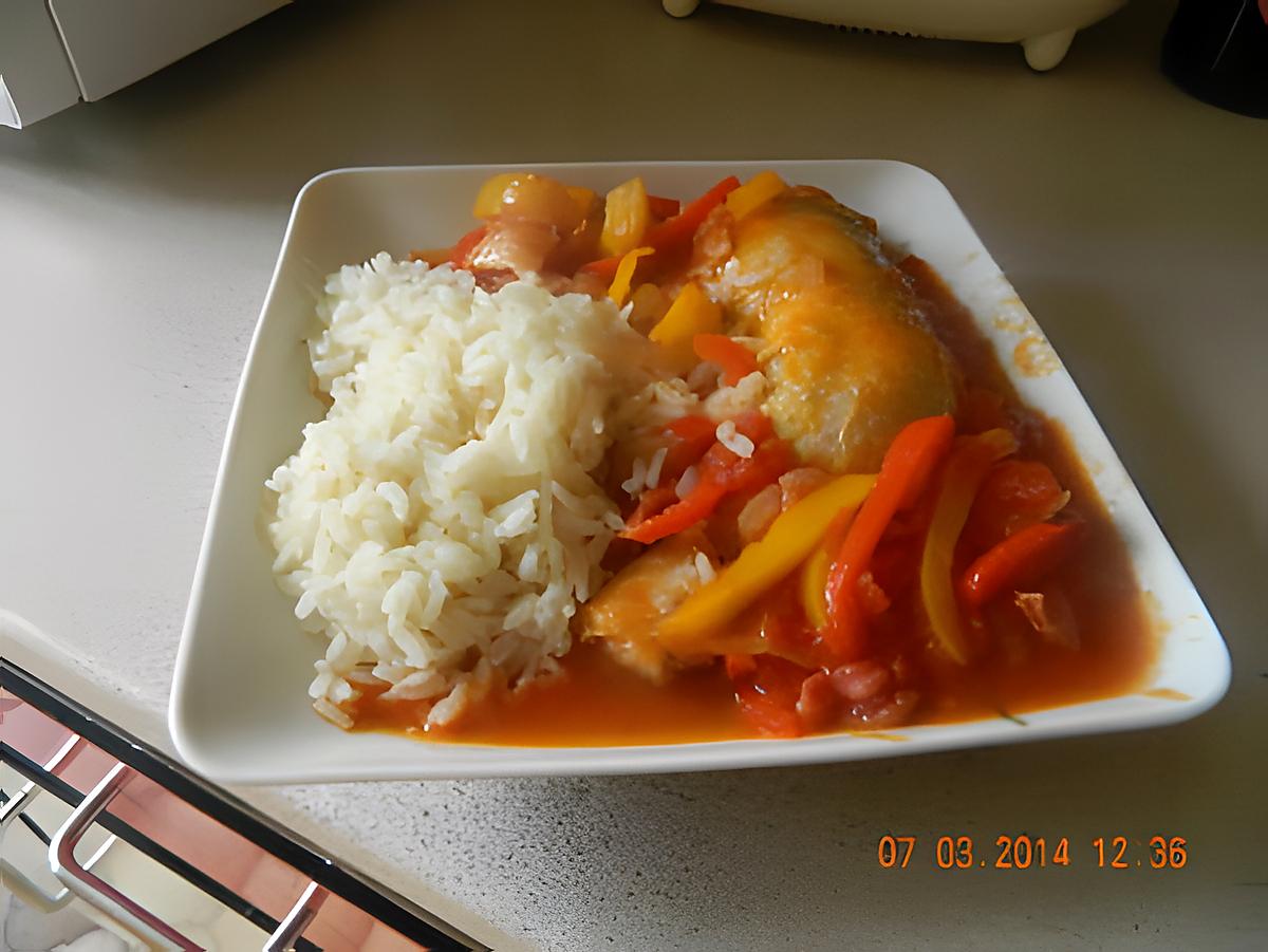 recette Poulet Basquaise