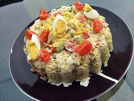 recette Salade riz à la macédoine