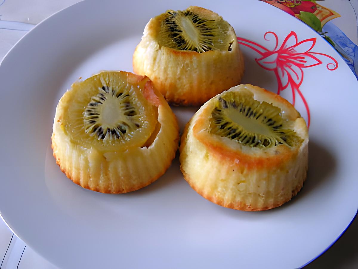 recette Petits moelleux aux kiwis