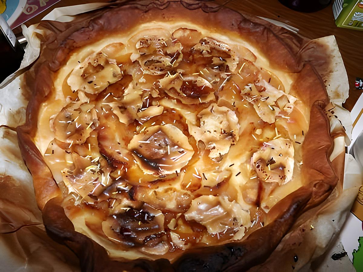 recette Tarte aux pommes et chamallow