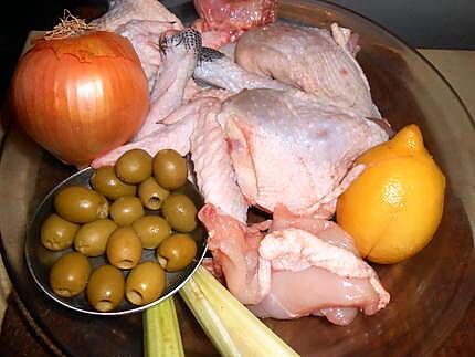 recette Tajine de poulet aux pommes de terre