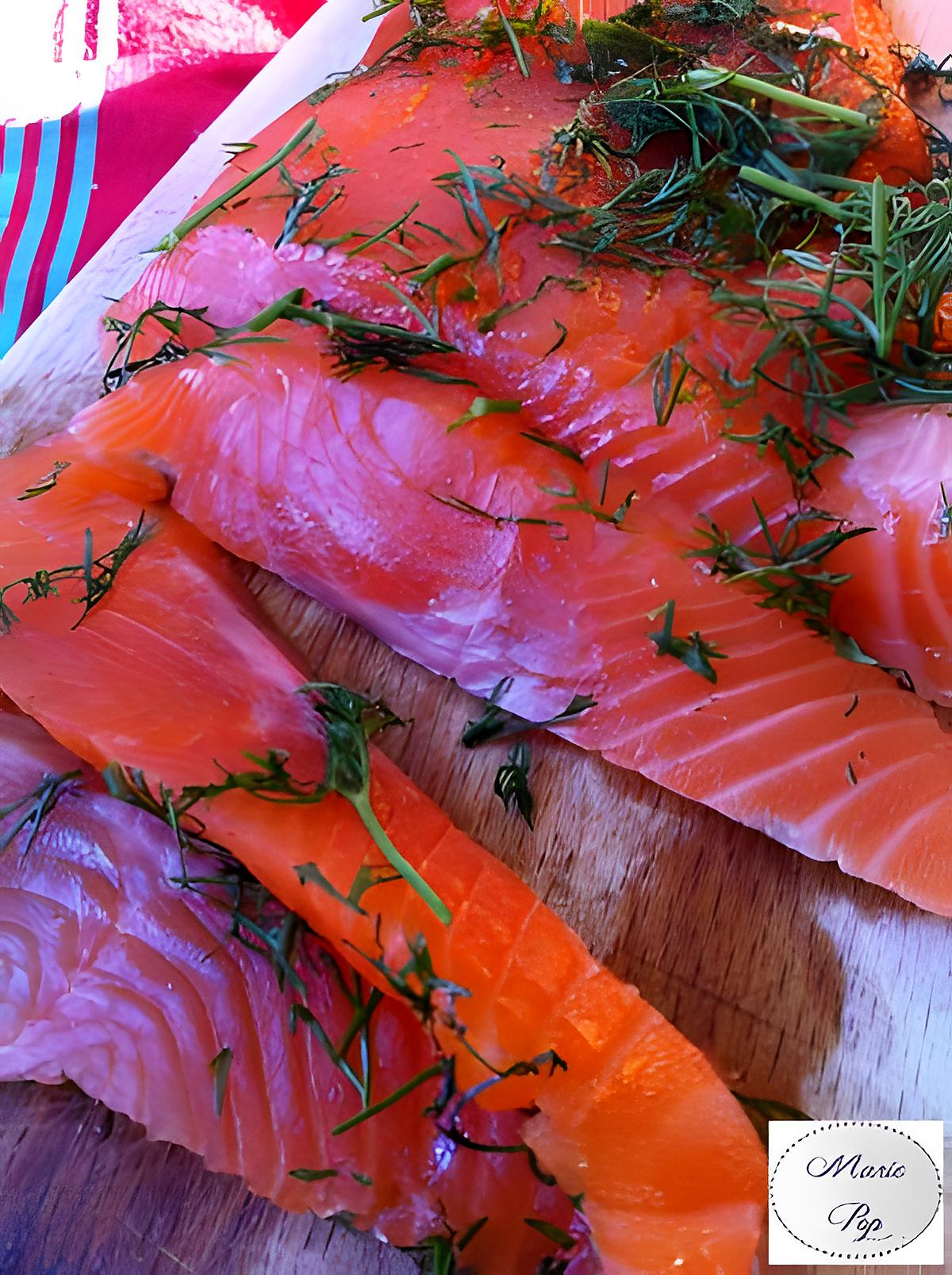 recette Saumon Gravlax