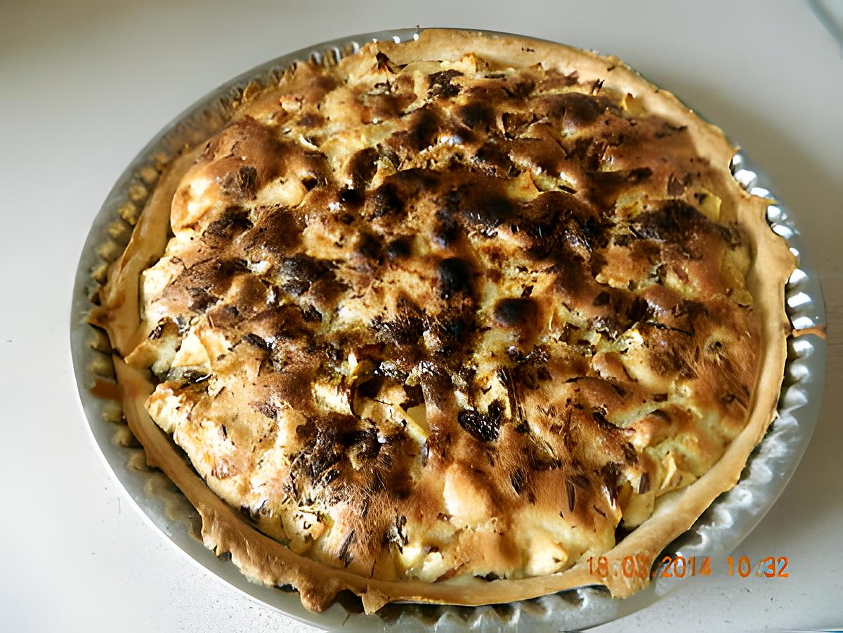 recette Tarte aux pommes et poires