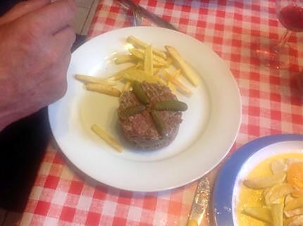 recette Steak tartare et frites