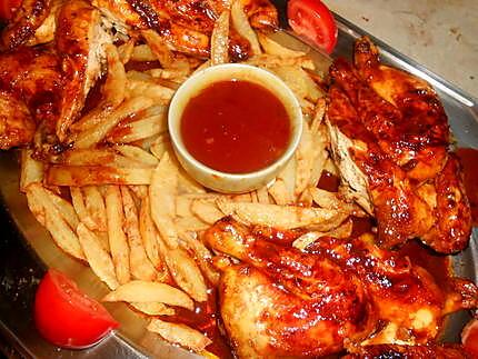 recette Coquelet grillé sauce barbecue