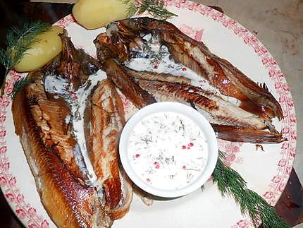 recette Kippers grillés sauce a l aneth