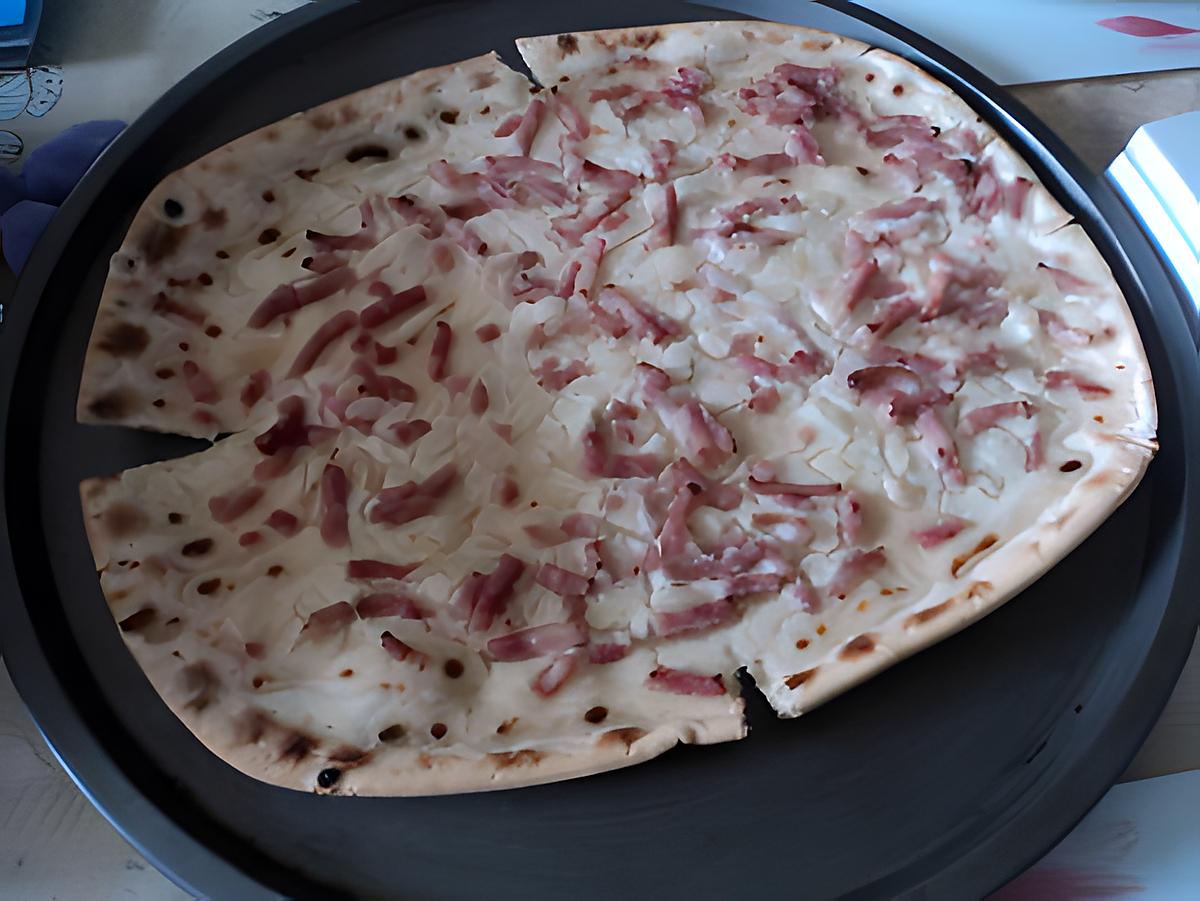 recette tarte flambée ( flammkuche ou flammekueche )