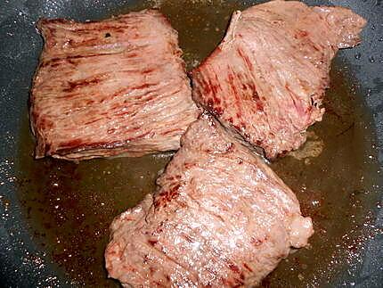 recette Steak de hampe aux échalotes