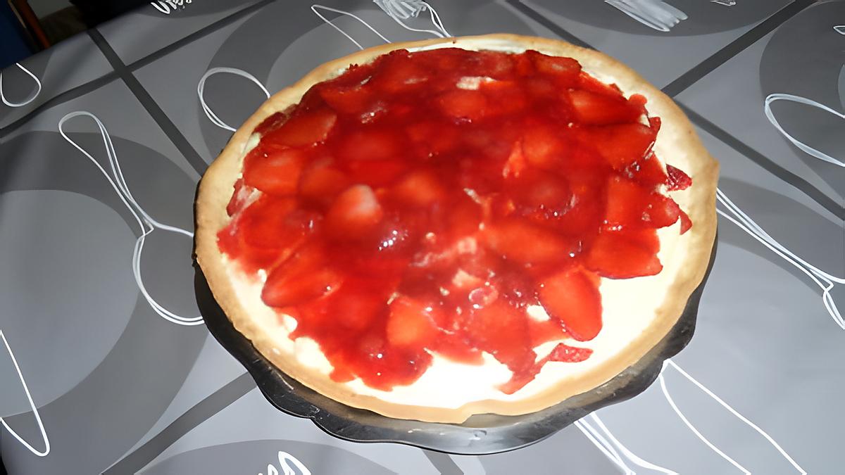 recette Tarte sablée mascarpone fraise