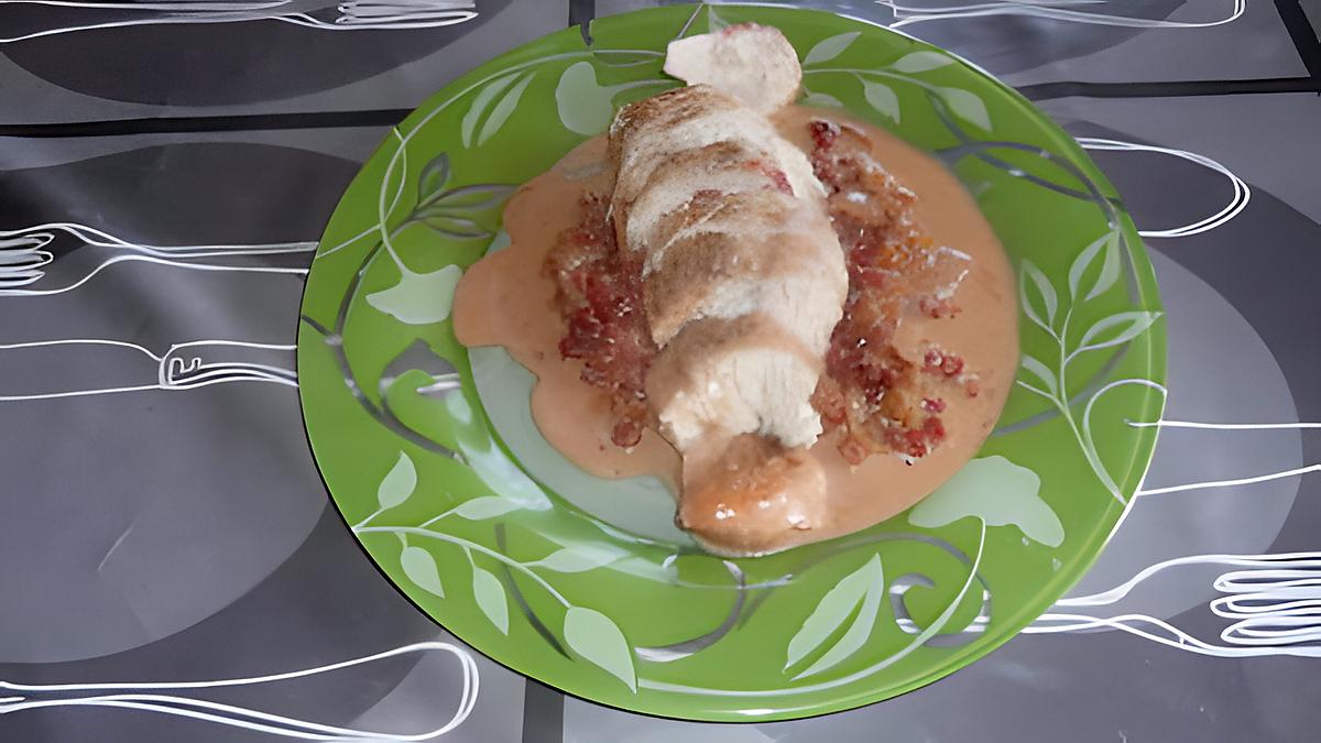 recette Blanc de poulet aux airelles