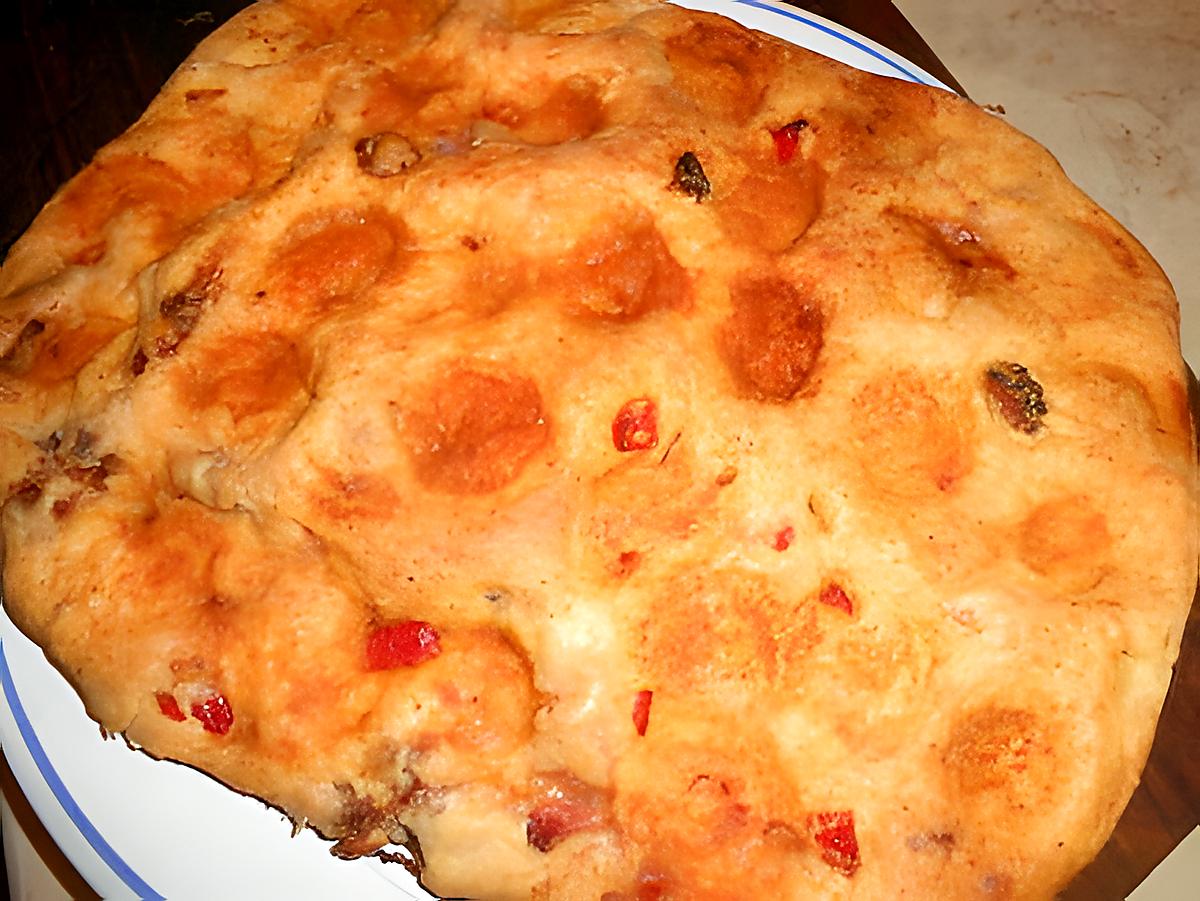 recette Focaccia au jambon de bayonne